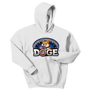 Department Of Government Efficiency Doge Kids Hoodie