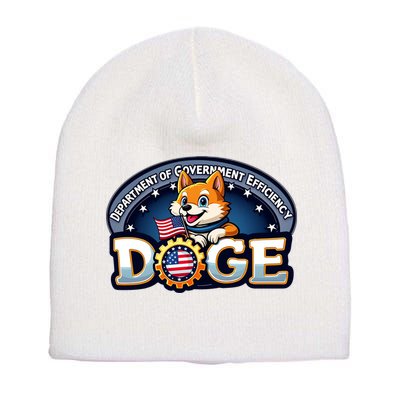 Department Of Government Efficiency Doge Short Acrylic Beanie