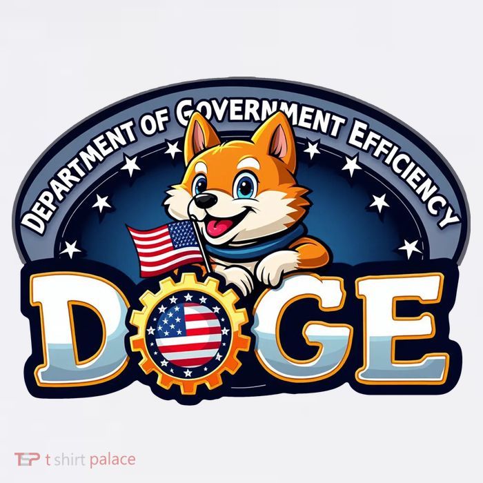 Department Of Government Efficiency Doge Kids T-Shirt