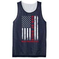 Dad Of Girl Outnumbered Vintage American Flag 4th Of July Mesh Reversible Basketball Jersey Tank