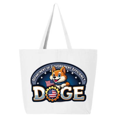 Department Of Government Efficiency D.O.G.E | Elon 25L Jumbo Tote