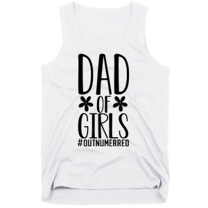 Dad Of Girls Funny Dad Girls Gift Tank Top