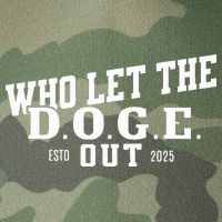 Dept Of Government Efficiency Who Let The D.O.G.E. Out Legacy Tie Dye Trucker Hat