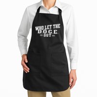 Dept Of Government Efficiency Who Let The D.O.G.E. Out Apron