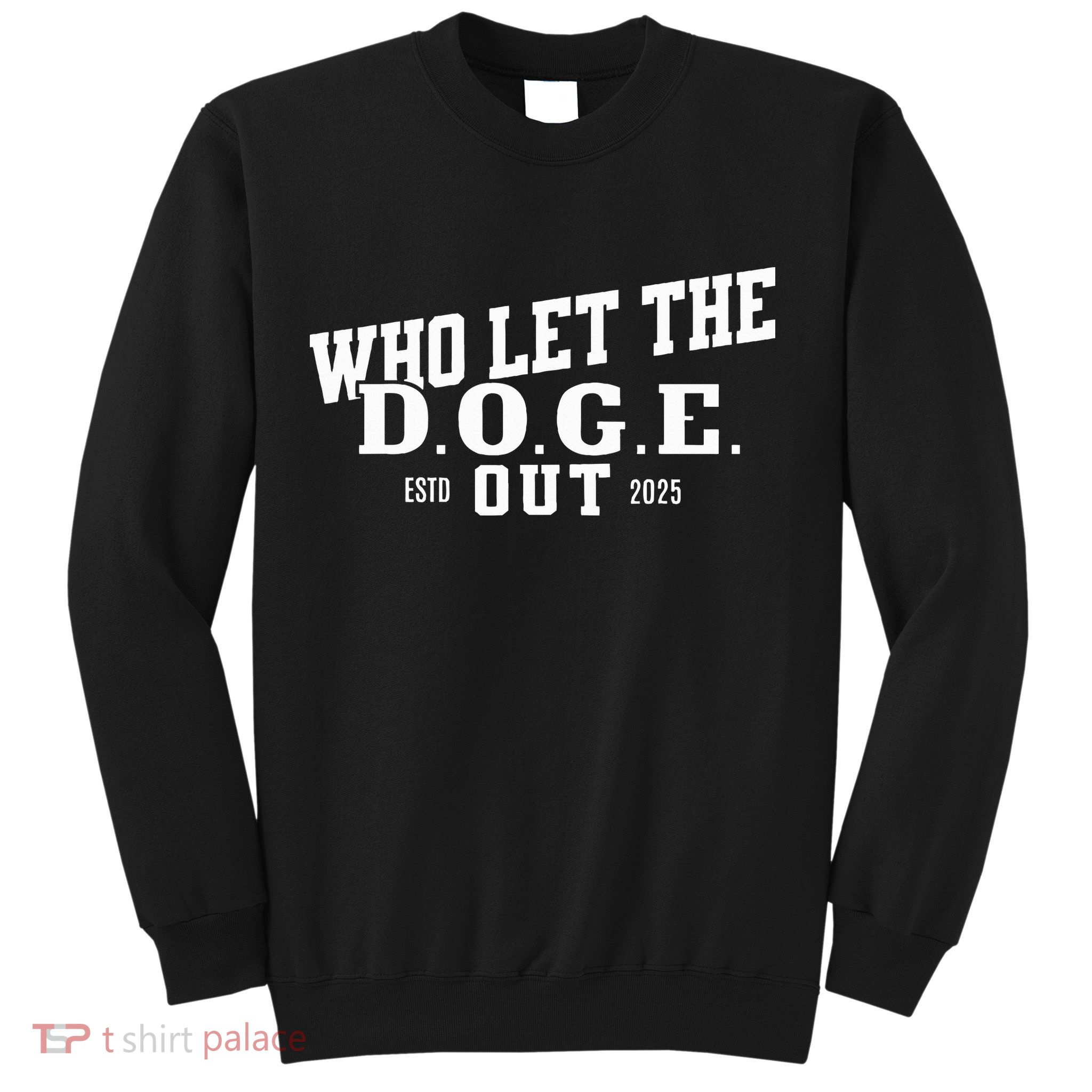 Dept Of Government Efficiency Who Let The D.O.G.E. Out Sweatshirt