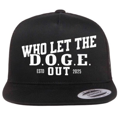 Dept Of Government Efficiency Who Let The D.O.G.E. Out Flatbill Hat