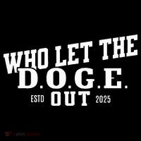 Dept Of Government Efficiency Who Let The D.O.G.E. Out Mesh Reversible Basketball Jersey Tank