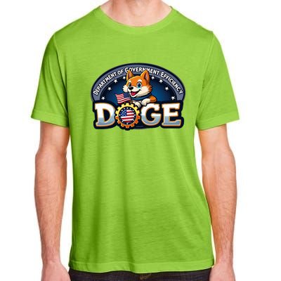 Department Of Government Efficiency D.O.G.E Elon Adult ChromaSoft Performance T-Shirt