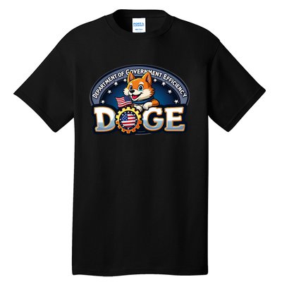 Department Of Government Efficiency D.O.G.E Elon Tall T-Shirt