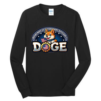 Department Of Government Efficiency D.O.G.E Elon Tall Long Sleeve T-Shirt