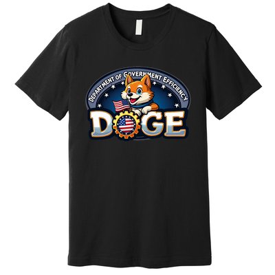 Department Of Government Efficiency D.O.G.E Elon Premium T-Shirt