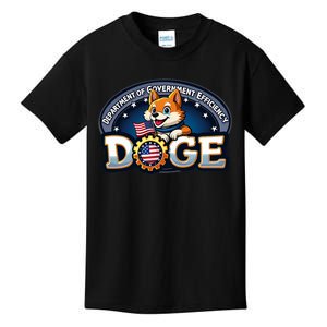 Department Of Government Efficiency D.O.G.E Elon Kids T-Shirt