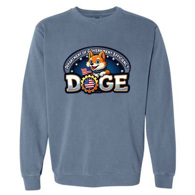 Department Of Government Efficiency D.O.G.E Elon Garment-Dyed Sweatshirt