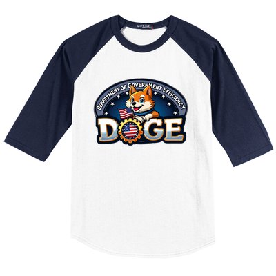 Department Of Government Efficiency D.O.G.E Elon Baseball Sleeve Shirt