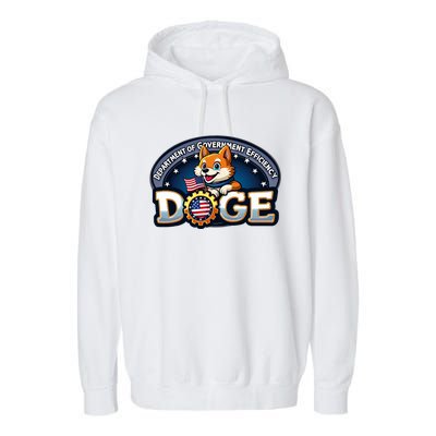 Department Of Government Efficiency D.O.G.E Elon Garment-Dyed Fleece Hoodie