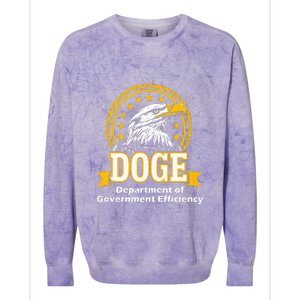 Department Of Government Efficiency Colorblast Crewneck Sweatshirt