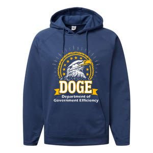 Department Of Government Efficiency Performance Fleece Hoodie