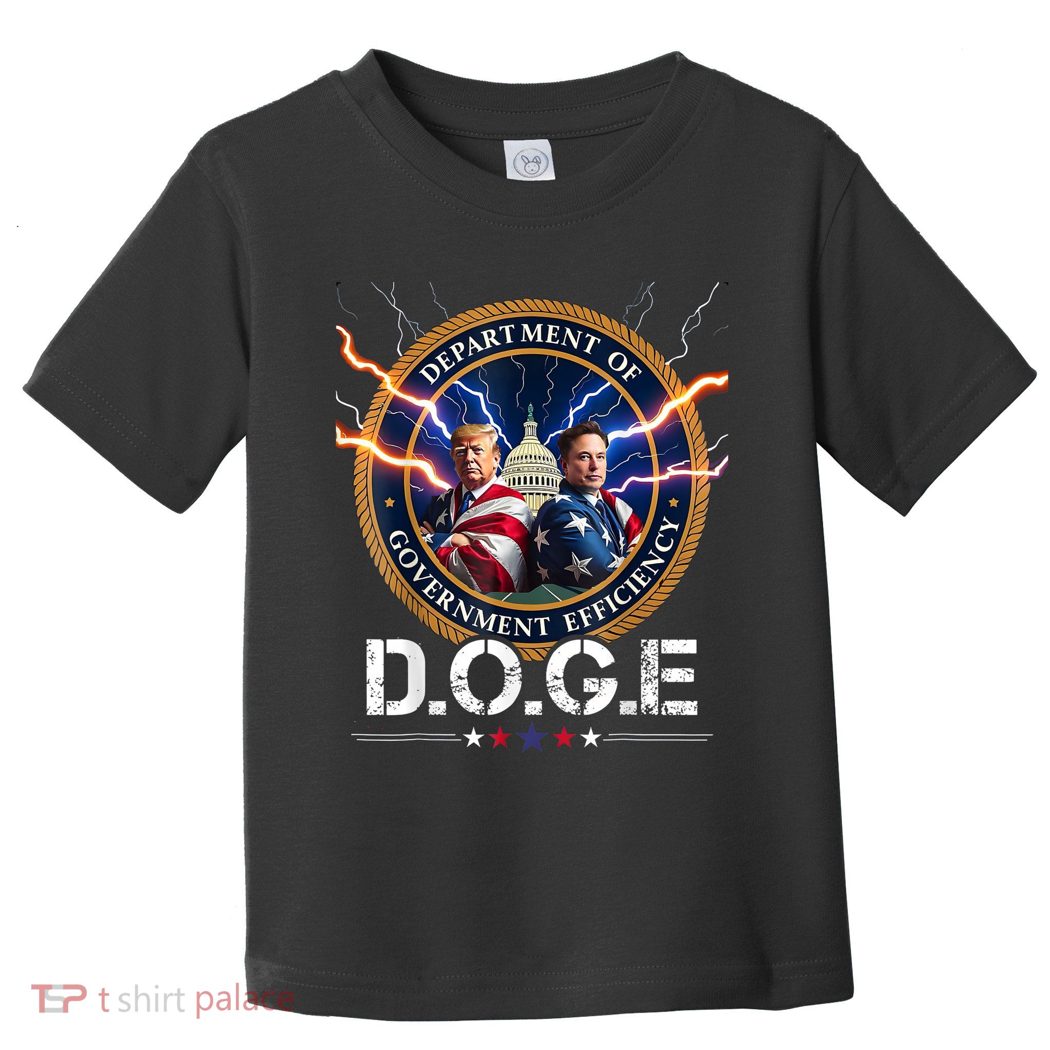 Department Of Government Efficiency DOGE Trump 47th Elon  Toddler T-Shirt