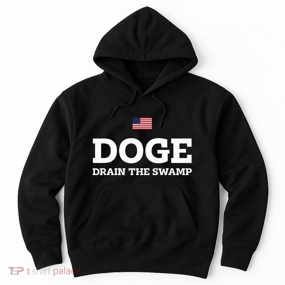 Department Of Government Efficiency Doge Drain The Swamp Hoodie