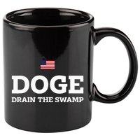 Department Of Government Efficiency Doge Drain The Swamp 11oz C Handle Ceramic Mug