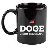 Department Of Government Efficiency Doge Drain The Swamp 11oz C Handle Ceramic Mug