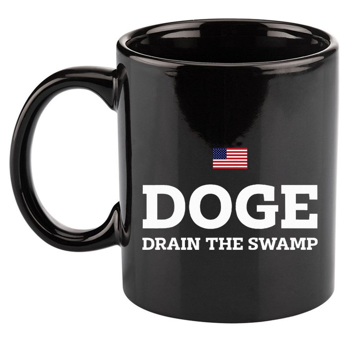 Department Of Government Efficiency Doge Drain The Swamp 11oz C Handle Ceramic Mug