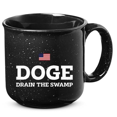 Department Of Government Efficiency Doge Drain The Swamp 15oz Campfire Ceramic Mug