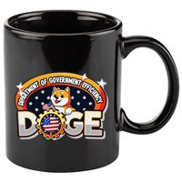 Department Of Government Efficiency Funny Doge Crypto Meme 11oz C Handle Ceramic Mug
