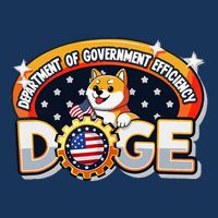 Department Of Government Efficiency Funny Doge Crypto Meme Infant Baby Jersey Bodysuit