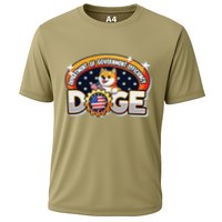 Department Of Government Efficiency Funny Doge Crypto Meme Cooling Performance Crew T-Shirt