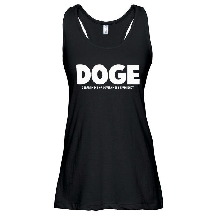 Department Of Government Efficiency Doge Ladies Essential Flowy Tank