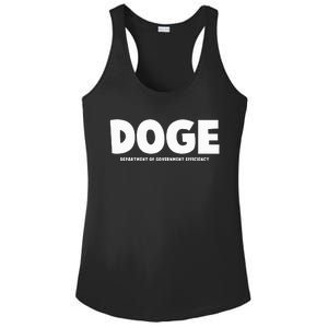 Department Of Government Efficiency Doge Ladies PosiCharge Competitor Racerback Tank