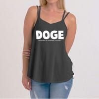 Department Of Government Efficiency Doge Women's Strappy Tank