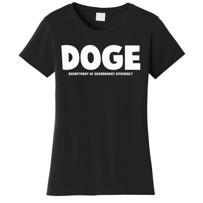 Department Of Government Efficiency Doge Women's T-Shirt