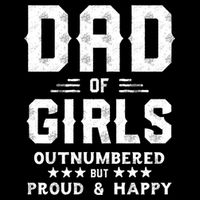 Dad Of Girl Outnumbered But Proud Father Impact Tech Backpack