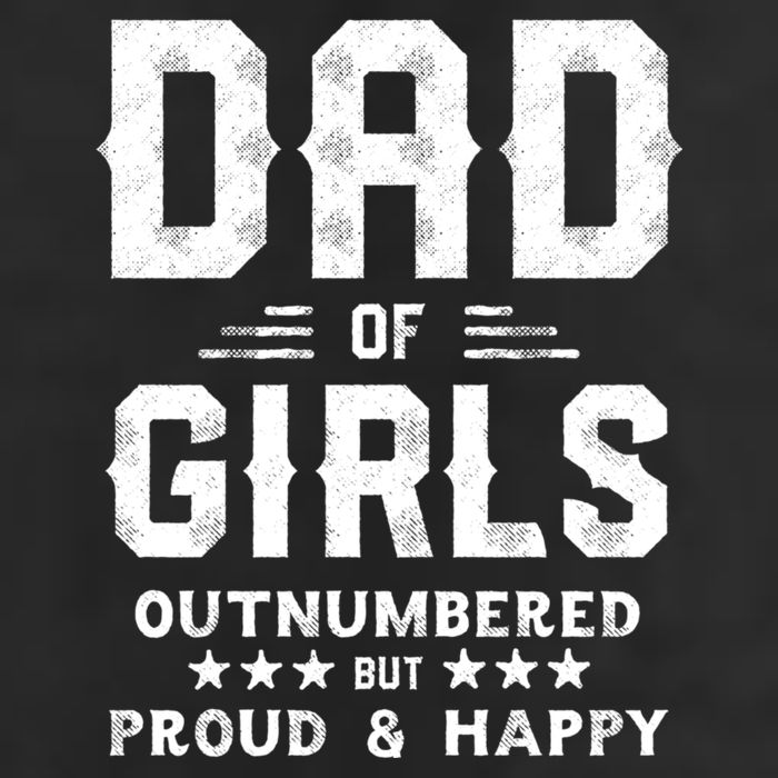 Dad Of Girl Outnumbered But Proud Father Adult Drive Performance Visor