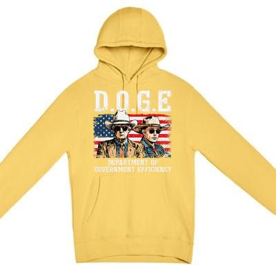 Department Of Government Efficiency Doge Trump Premium Pullover Hoodie