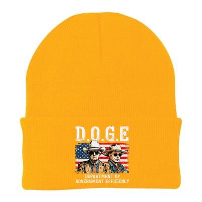 Department Of Government Efficiency Doge Trump Knit Cap Winter Beanie