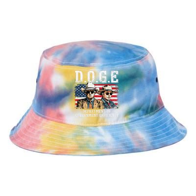 Department Of Government Efficiency Doge Trump Tie Dye Newport Bucket Hat