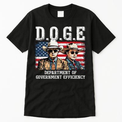 Department Of Government Efficiency Doge Trump Tall T-Shirt
