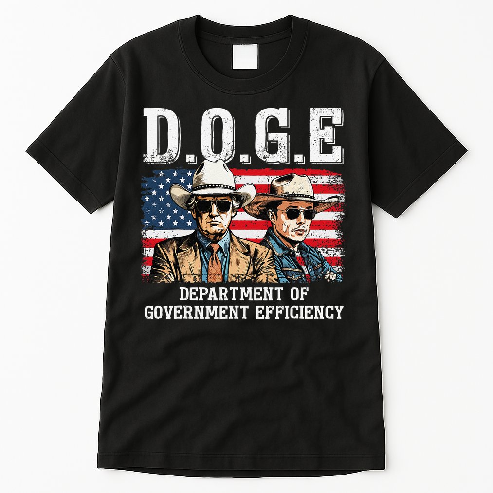 Department Of Government Efficiency Doge Trump Tall T-Shirt