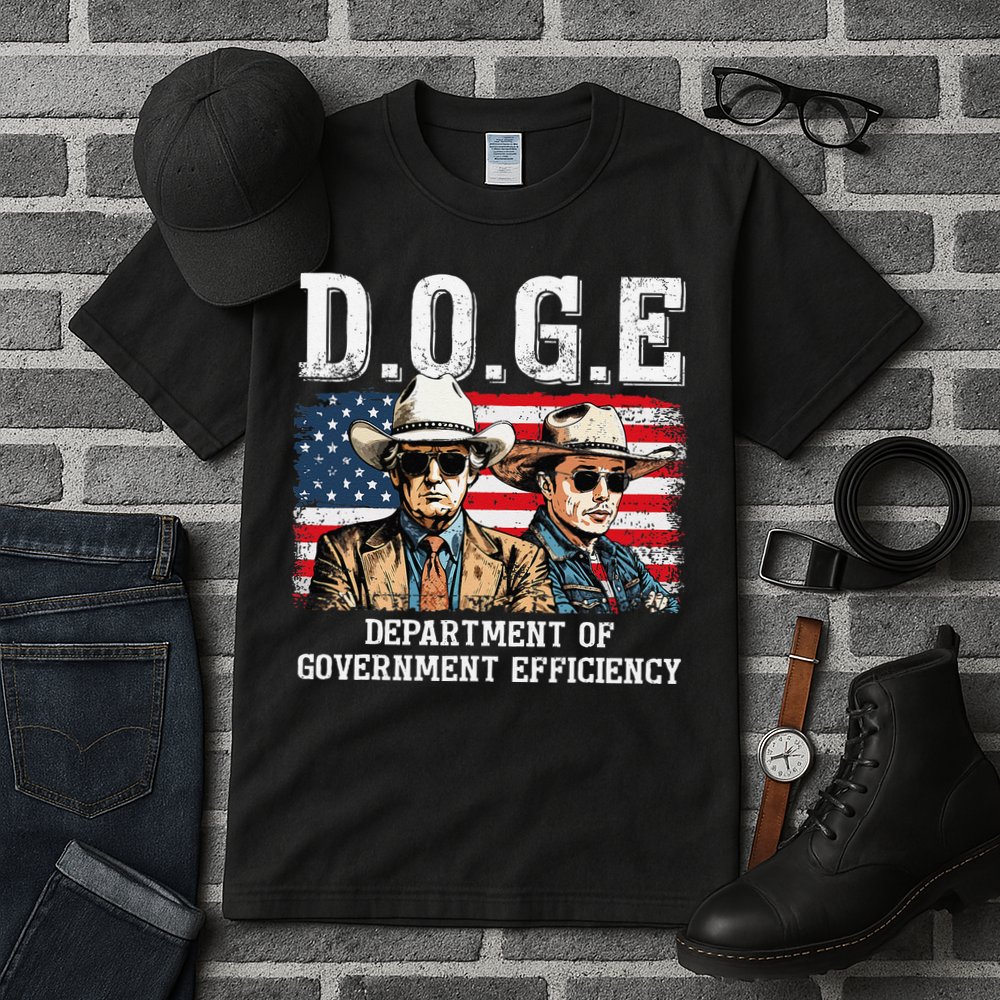 Department Of Government Efficiency Doge Trump Tall T-Shirt