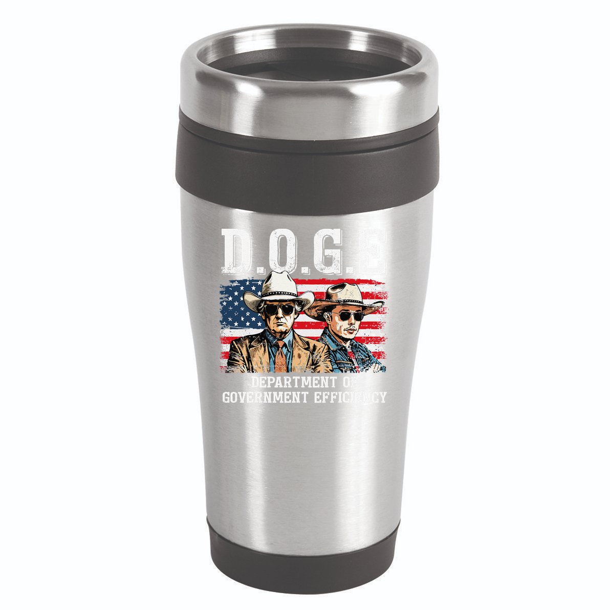 Department Of Government Efficiency Doge Trump 16oz Travel Tumbler