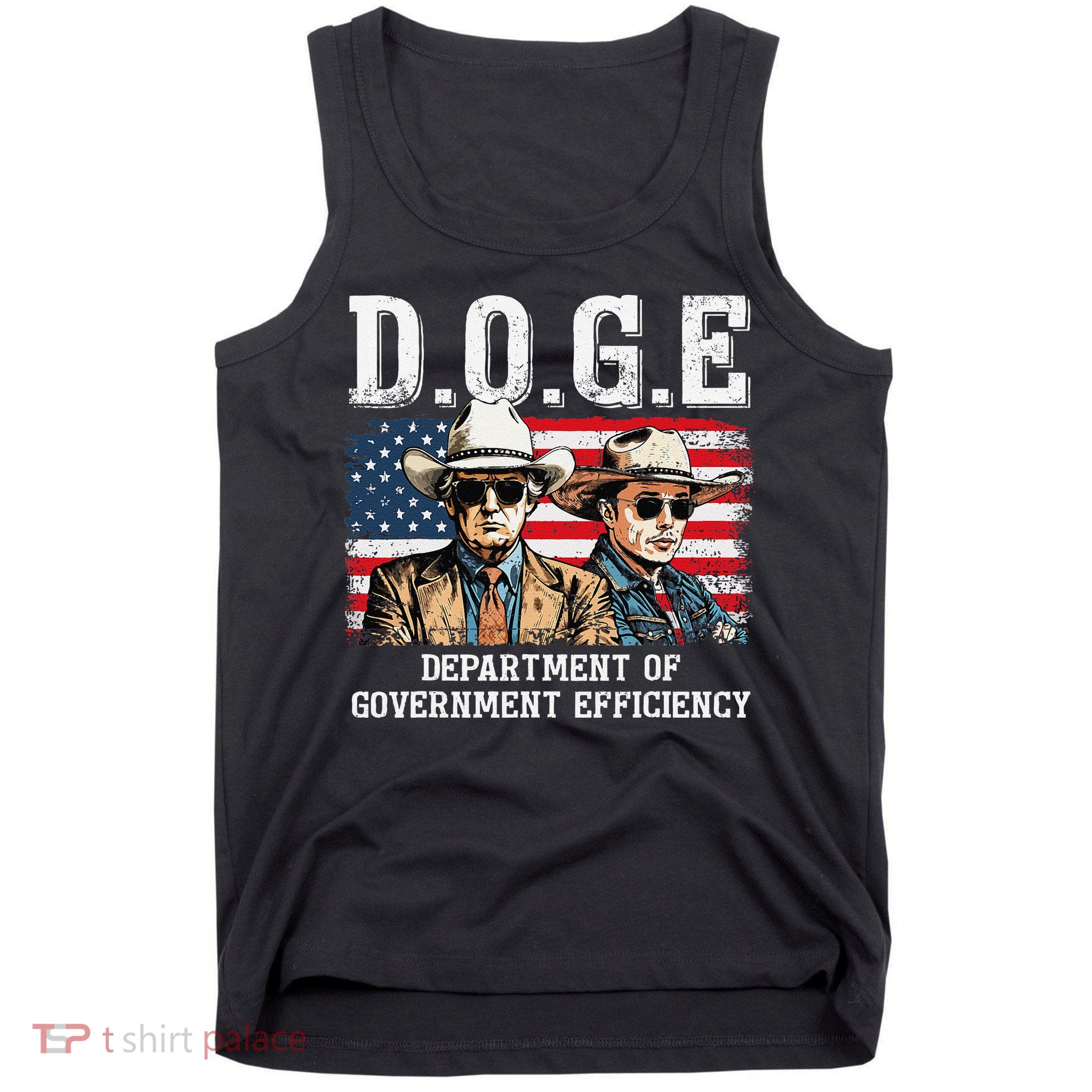 Department Of Government Efficiency Doge Trump Tank Top