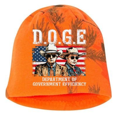 Department Of Government Efficiency Doge Trump Kati - Camo Knit Beanie