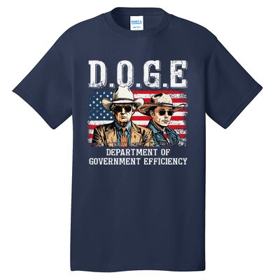 Department Of Government Efficiency Doge Trump Tall T-Shirt