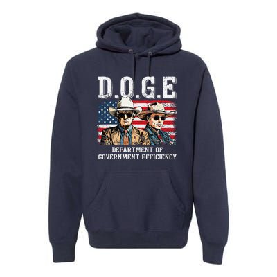 Department Of Government Efficiency Doge Trump Premium Hoodie