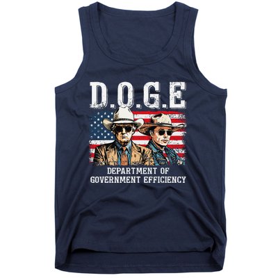 Department Of Government Efficiency Doge Trump Tank Top