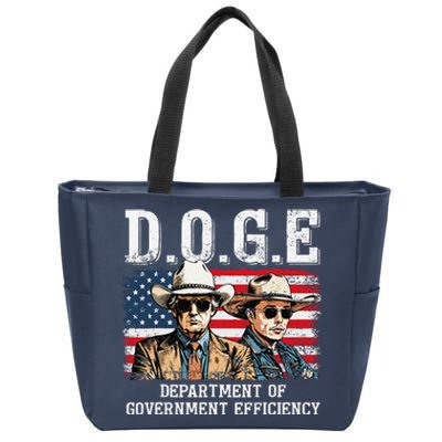 Department Of Government Efficiency Doge Trump Zip Tote Bag