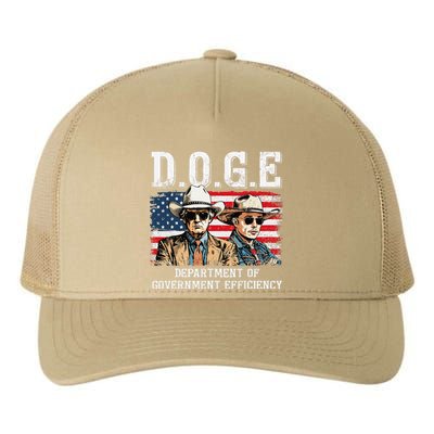 Department Of Government Efficiency Doge Trump Yupoong Adult 5-Panel Trucker Hat